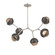 Cabochon Linear Suspension Light Billiard Light Beige Silver (1289|PLB0093-BA-BS-B-001-L1-GP)