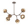 Cabochon Linear Suspension Light Billiard Light Burnished Bronze (1289|PLB0093-BA-BB-A-001-L1-NB)