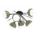 Cabochon Semi Flush Mount Matte Black (1289|CLB0093-02-MB-WL-L3-GE)