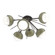 Cabochon Semi Flush Mount Graphite (1289|CLB0093-02-GP-WL-L3-GE)