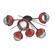 Cabochon Flush Starburst (1289|CLB0093-02-GP-S-L3-RE)