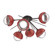 Cabochon Flush Starburst (1289|CLB0093-02-GP-C-L1-RE)
