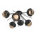 Cabochon Flush Starburst (1289|CLB0093-02-GP-B-L3-BM)