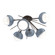 Cabochon Flush Starburst (1289|CLB0093-02-FB-WL-L3-BU)