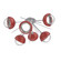 Cabochon Flush Starburst (1289|CLB0093-02-CS-C-L3-RE)