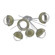 Cabochon Flush Starburst (1289|CLB0093-02-CS-C-L3-GE)