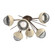 Cabochon Semi Flush Mount Burnished Bronze (1289|CLB0093-02-BB-S-L1-TR)