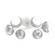 Cabochon Flush Mount - 6pc (1289|CLB0093-01-WI-WL-L3-CS)