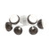 Cabochon Flush Mount - 6pc (1289|CLB0093-01-WI-WL-L3-FB)