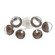 Cabochon Flush Mount - 6pc (1289|CLB0093-01-WI-C-L1-BB)