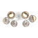Cabochon Flush Mount - 6pc (1289|CLB0093-01-WI-A-L1-BS)