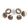 Cabochon Flush Mount - 6pc (1289|CLB0093-01-WI-A-L1-BB)