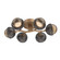 Cabochon Flush Mount - 6pc (1289|CLB0093-01-NB-B-L1-GP)