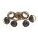 Cabochon Flush Mount - 6pc (1289|CLB0093-01-NB-A-L1-FB)