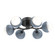 Cabochon Flush Mount - 6pc (1289|CLB0093-01-MB-WL-L3-BU)