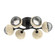 Cabochon Flush Mount - 6pc (1289|CLB0093-01-MB-S-L3-TR)