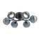 Cabochon Flush Mount - 6pc (1289|CLB0093-01-MB-S-L3-BU)
