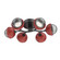Cabochon Flush Mount - 6pc (1289|CLB0093-01-MB-S-L1-RE)