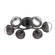 Cabochon Flush Mount - 6pc (1289|CLB0093-01-MB-C-L3-GP)