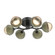 Cabochon Flush Mount - 6pc (1289|CLB0093-01-MB-A-L3-GE)