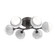 Cabochon Flush Mount - 6pc (1289|CLB0093-01-GP-WL-L3-WM)