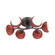 Cabochon Flush Mount - 6pc (1289|CLB0093-01-GP-WL-L3-RE)