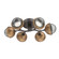 Cabochon Flush Mount - 6pc (1289|CLB0093-01-GP-S-L3-NB)