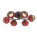 Cabochon Flush Mount - 6pc (1289|CLB0093-01-GP-B-L1-RE)