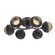 Cabochon Flush Mount - 6pc (1289|CLB0093-01-GP-B-L1-BM)