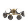 Cabochon Flush Mount - 6pc (1289|CLB0093-01-GB-WL-L3-GP)