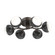 Cabochon Flush Mount - 6pc (1289|CLB0093-01-FB-WL-L3-MB)
