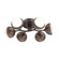 Cabochon Flush Mount - 6pc (1289|CLB0093-01-FB-WL-L3-BB)