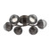 Cabochon Flush Mount - 6pc (1289|CLB0093-01-FB-S-L3-GP)