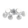 Cabochon Flush Mount - 6pc (1289|CLB0093-01-CS-WL-L3-WM)
