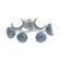 Cabochon Flush Mount - 6pc (1289|CLB0093-01-CS-WL-L3-BU)