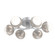 Cabochon Flush Mount - 6pc (1289|CLB0093-01-CS-WL-L3-BS)