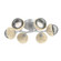 Cabochon Flush Mount - 6pc (1289|CLB0093-01-CS-S-L3-TR)