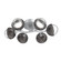 Cabochon Flush Mount - 6pc (1289|CLB0093-01-CS-C-L3-GP)