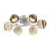 Cabochon Flush Mount - 6pc (1289|CLB0093-01-CS-B-L3-TR)