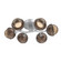 Cabochon Flush Mount - 6pc (1289|CLB0093-01-CS-B-L1-BB)