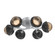 Cabochon Flush Mount - 6pc (1289|CLB0093-01-CS-B-L1-BM)