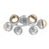 Cabochon Flush Mount - 6pc (1289|CLB0093-01-CS-A-L3-MS)