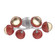 Cabochon Flush Mount - 6pc (1289|CLB0093-01-CS-A-L1-RE)