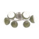 Cabochon Flush Mount - 6pc (1289|CLB0093-01-BS-WL-L3-GE)