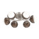 Cabochon Flush Mount - 6pc (1289|CLB0093-01-BS-WL-L3-BB)