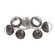 Cabochon Flush Mount - 6pc (1289|CLB0093-01-BS-C-L3-GP)