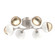 Cabochon Flush Mount - 6pc (1289|CLB0093-01-BS-A-L1-WI)