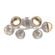 Cabochon Flush Mount - 6pc (1289|CLB0093-01-BS-A-L1-MS)