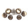Cabochon Flush Mount - 6pc (1289|CLB0093-01-BS-A-L1-BB)