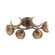 Cabochon Flush Mount Burnished Bronze (1289|CLB0093-01-BB-WL-L3-NB)